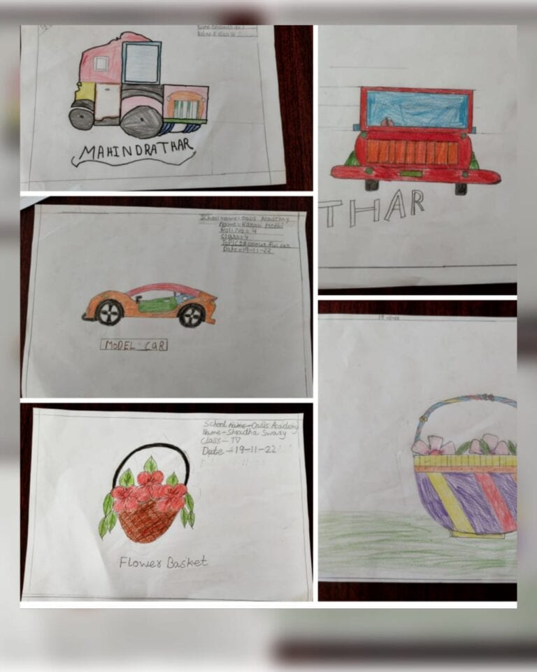 Oasis Academy Guwahati-drawing competition