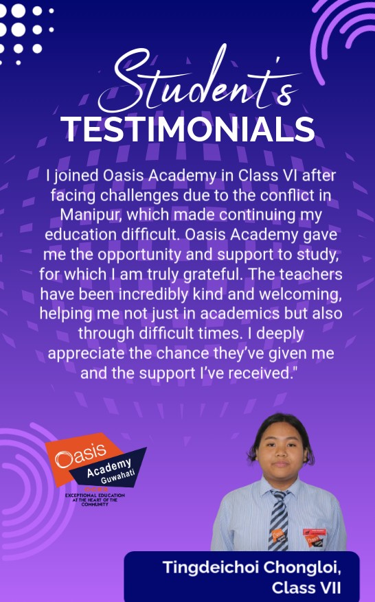 Oasis Academy Testimonial