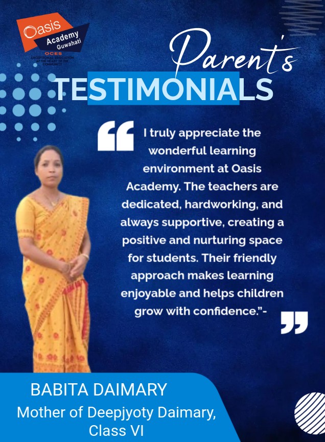 Oasis Academy Testimonial